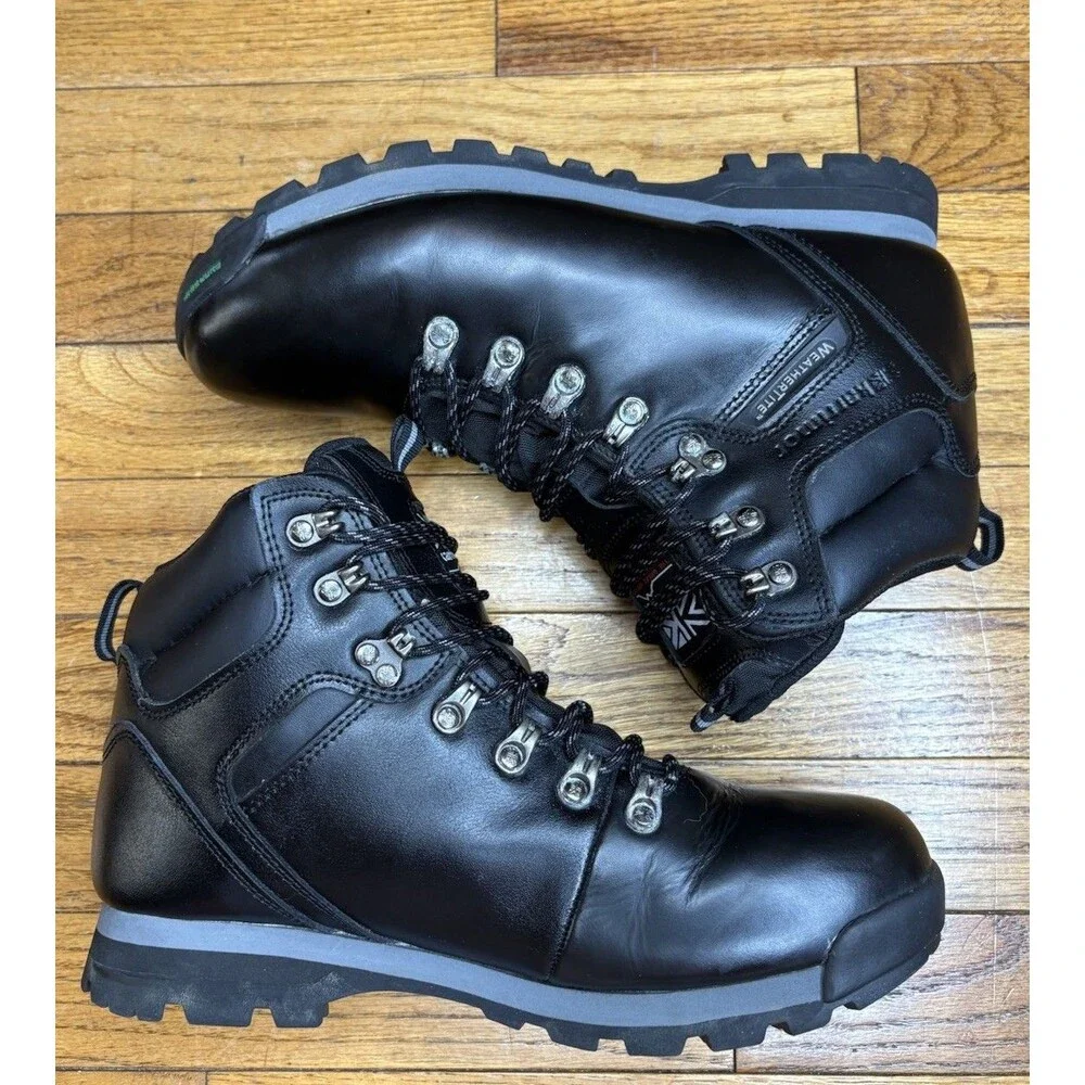 Karrimor KSB Munro Waterproof Leather Hiking Boots Mens US 9 Black Walking Trail